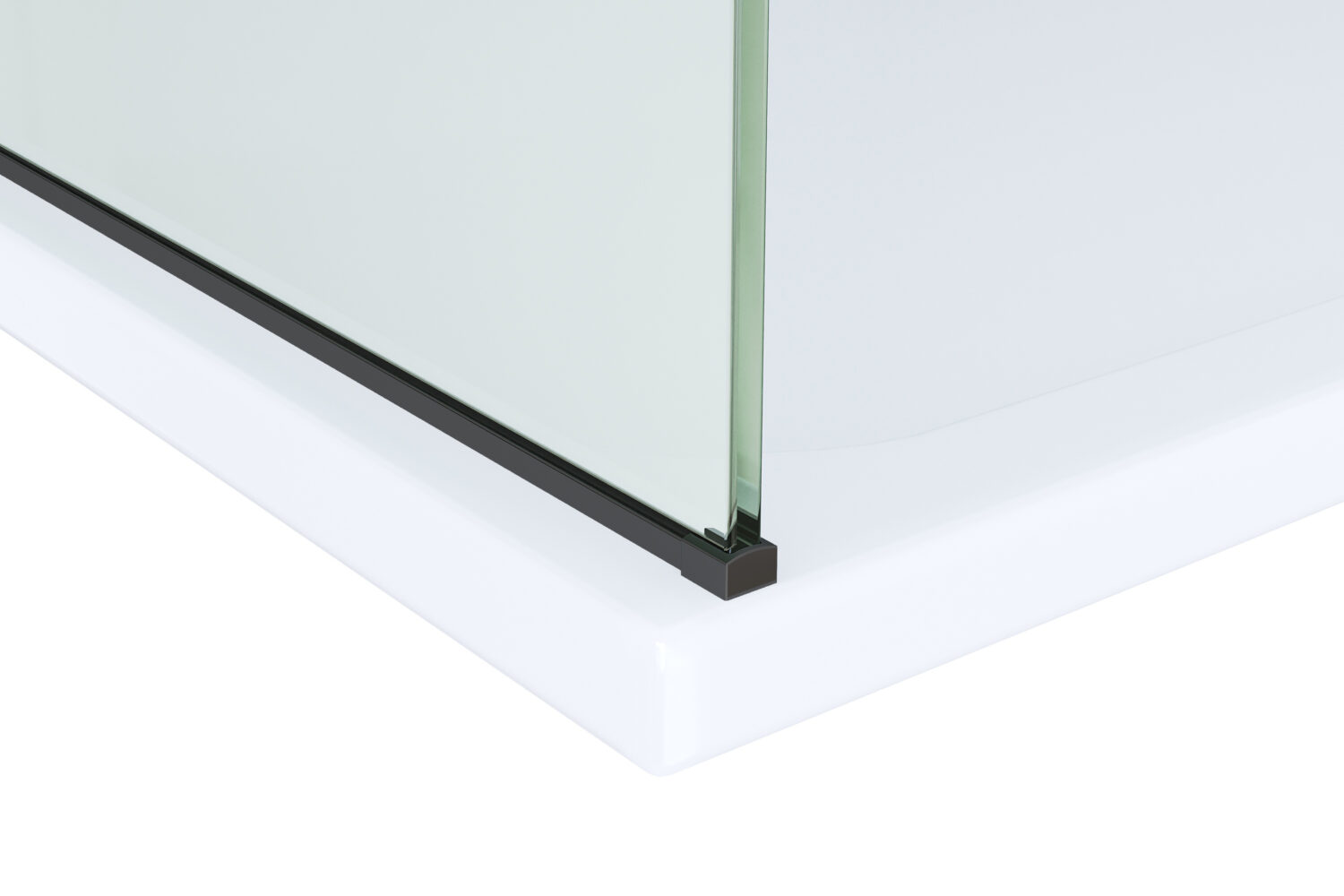 aluminium vloer profiel mat zwart