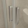Kwartronde douchecabine 90x90x200 cm handvatten