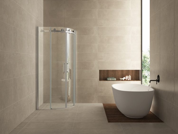 Kwartronde douchecabine 90x90x200 cm sfeerbeeld