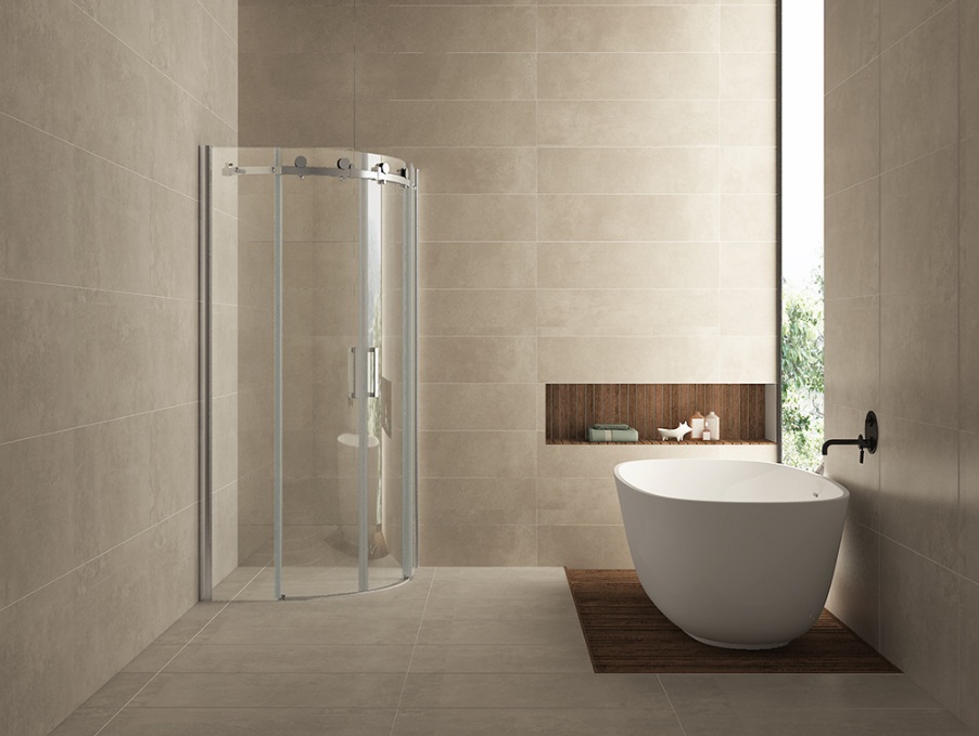 Kwartronde douchecabine 90x90x200 cm sfeerbeeld