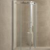Kwartronde douchecabine 90x90x200 cm vooraanzicht