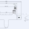 Thermostatische badmengkraan