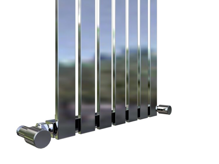 Design Radiator Idell in Wit / Chrome / Zwart
