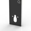 Vrij hangend toilet module