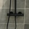 Zwarte regendouche set