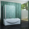 Badwand met zijwand 68-70 cm