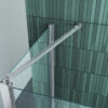 Badwand met zijwand 68-70 cm