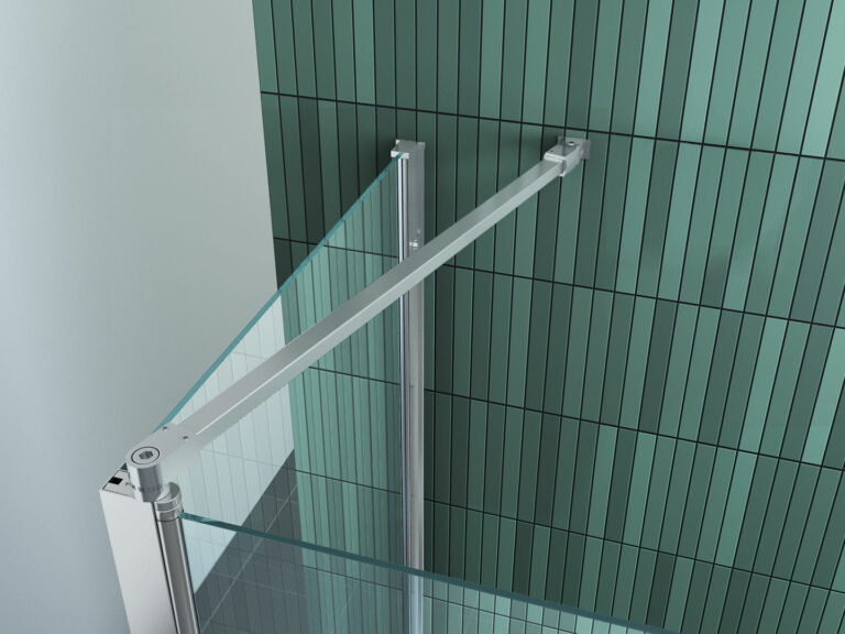 Badwand 120 cm. met vaste zijwand 6870 cm. kopen? Douchecabine.be