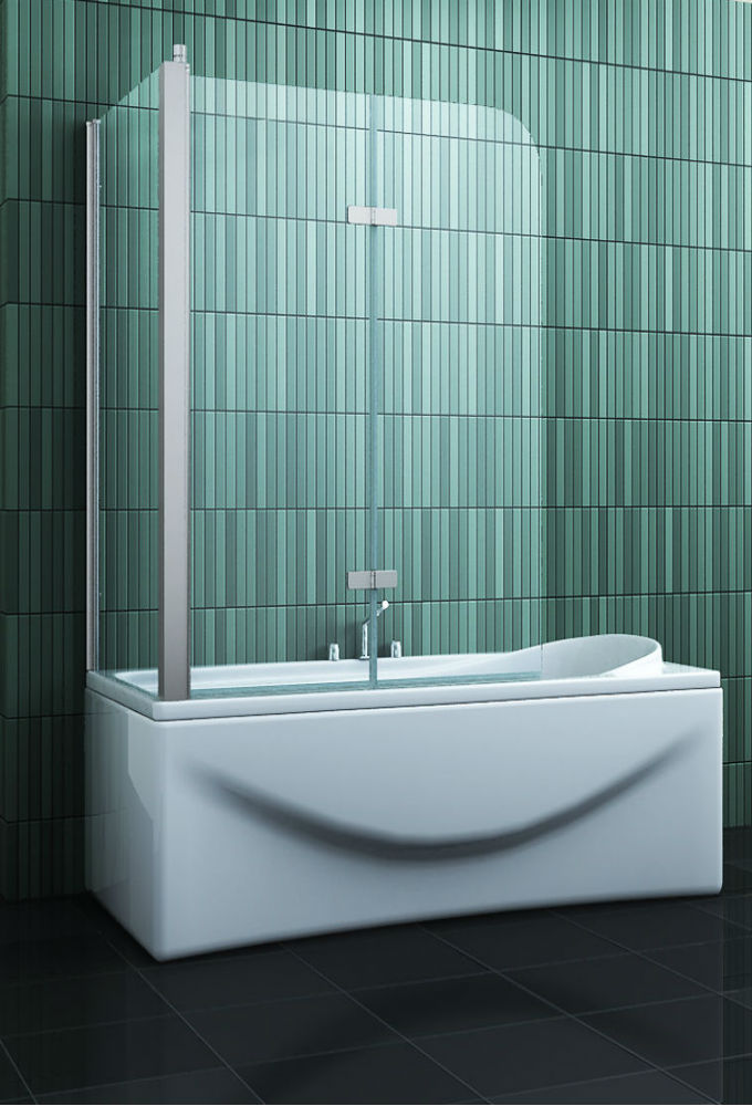 Badwand met zijwand 68-70 cm
