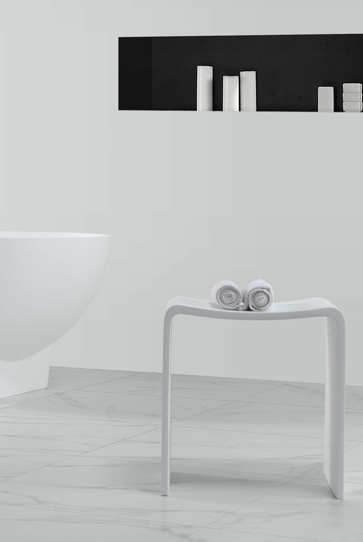 Solid Surface Hocker