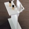 Solid surface vrijstaand handdoek rek