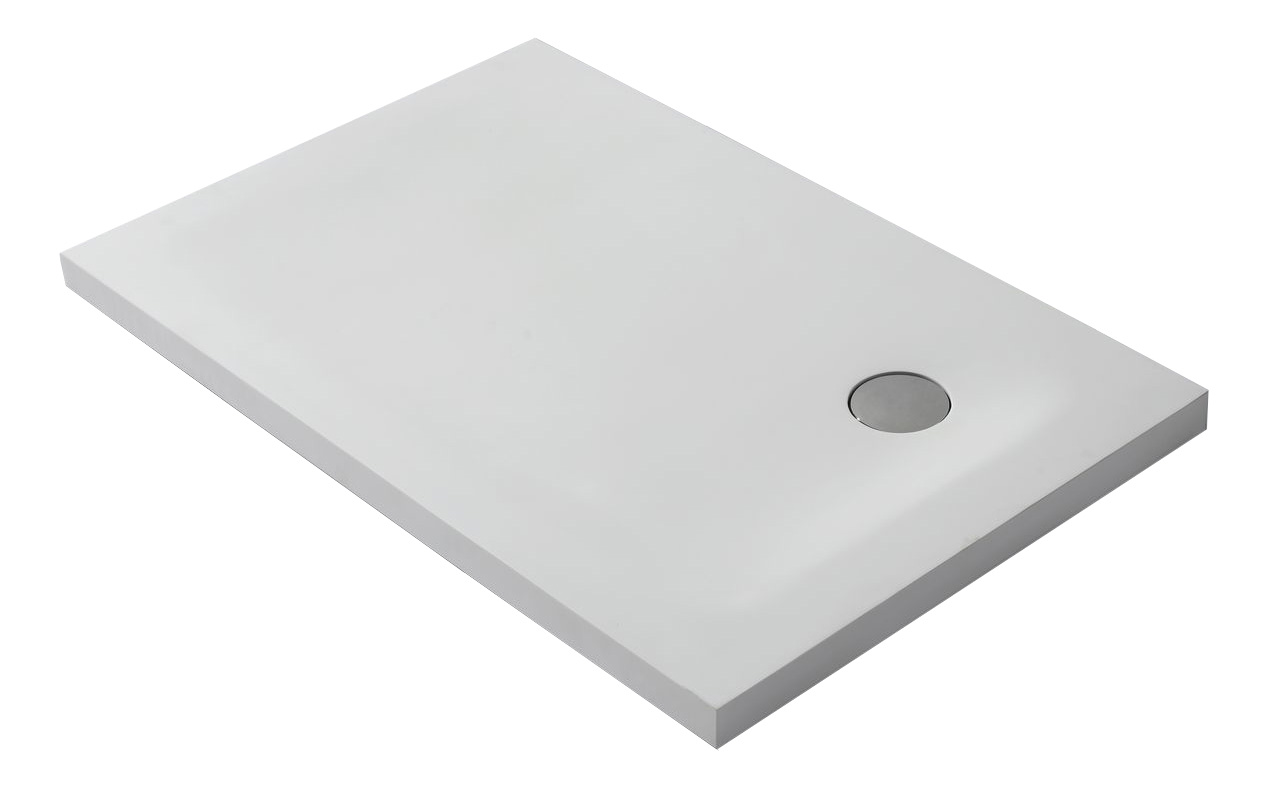 Solid surface douchebak rechthoek model