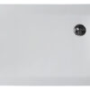 Solid surface douchebak rechthoek model