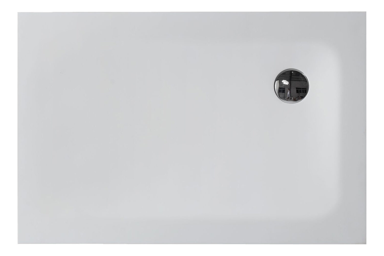 Solid surface douchebak rechthoek model