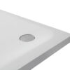 Solid surface douchebak rechthoek model