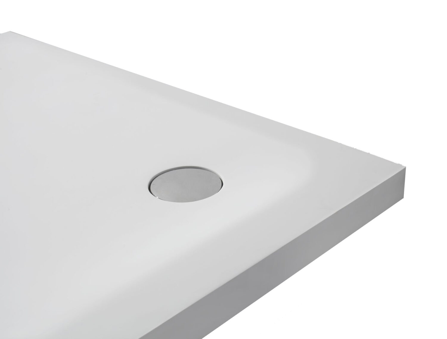 Solid surface douchebak rechthoek model