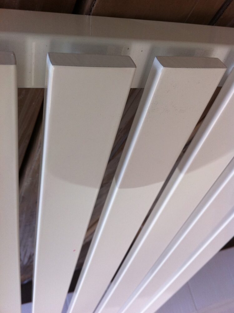 Design Radiator Idell in Wit / Chrome / Zwart - Afbeelding 4