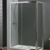 Douche schuifdeur met vaste zijwand