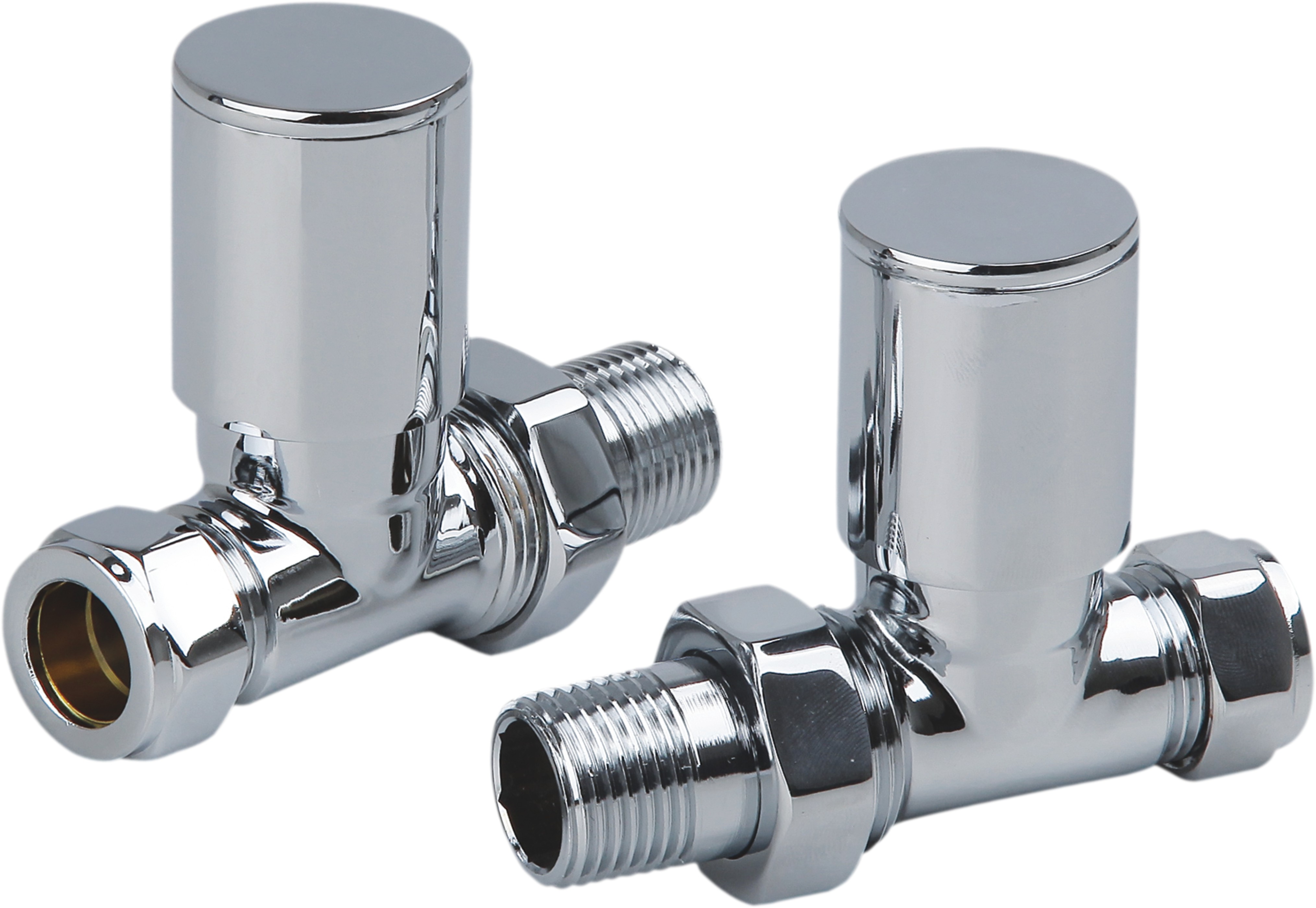 Design radiatorkraan chrome kopen? Douchecabine.be