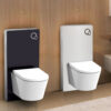 Vrij hangend toilet module