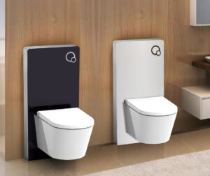Vrij hangend toilet module