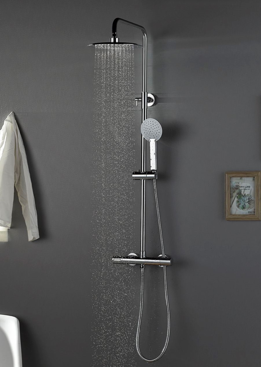 Douche Design 20 regendoucheset & thermostaatkraan kopen? Douchecabine.be