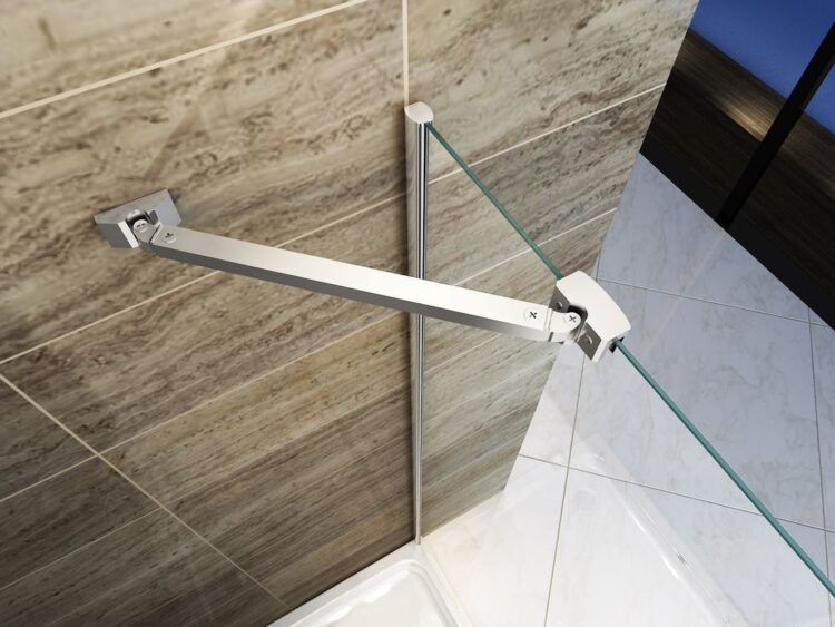 Douchecabine stabilisatie stang