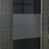 Glasplaat smoked glas met decorstrook