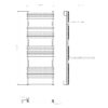 Afmetingen van badkamer designradiator