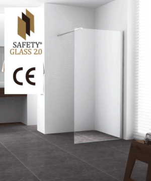 10 mm. Inloopdouche Safety Glass - NANO coating