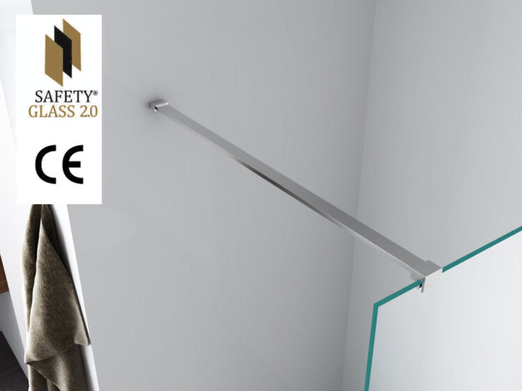 10 mm. Inloopdouche Safety Glass - NANO coating - Afbeelding 4