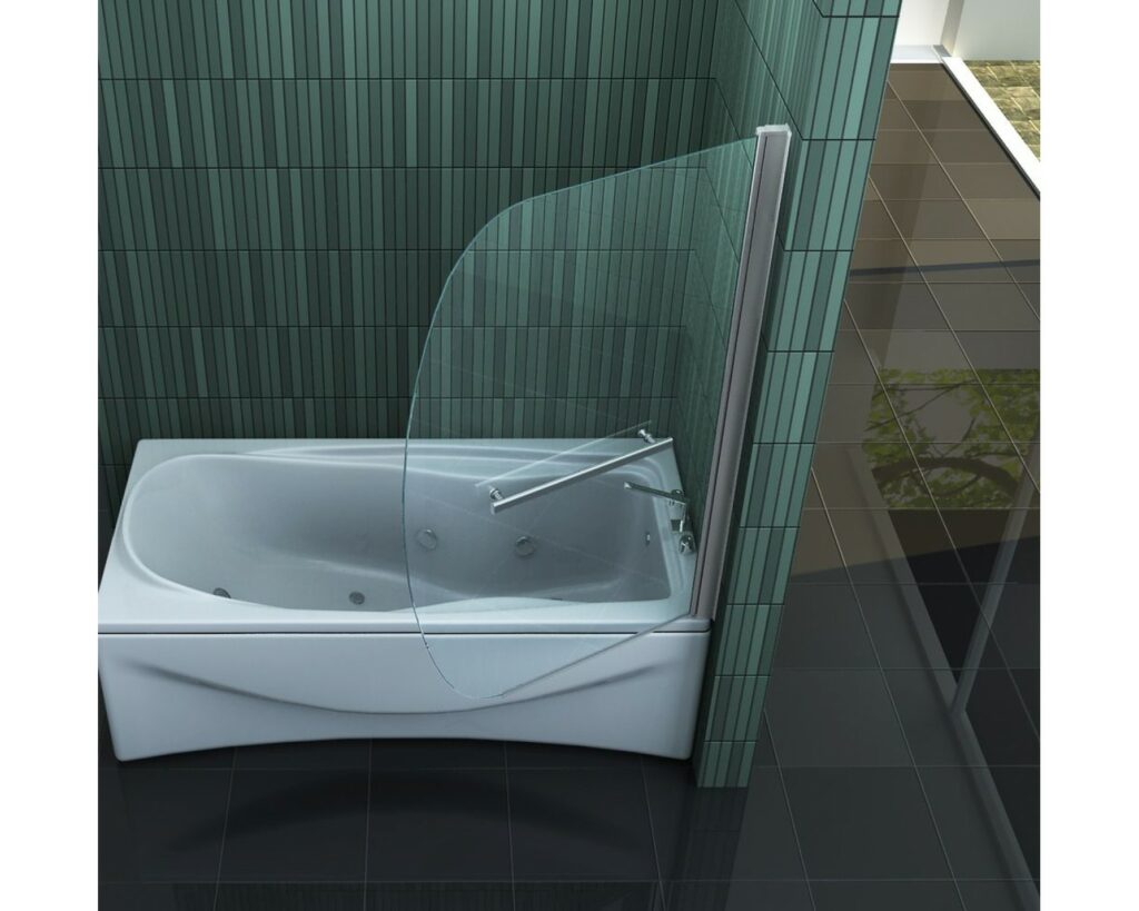Douche Design badwand 90 x 140 cm met handdoekdrager kopen