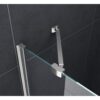 douchecabine 36 cm stabilisatiestang 45 graden muuraansluiting