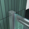 Badwand met schuifdeur