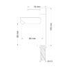 schematische tekening fonteinkraan opbouw