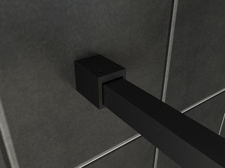 10 mm inloopdouche met rondom mat zwarte profielen. - Image 5