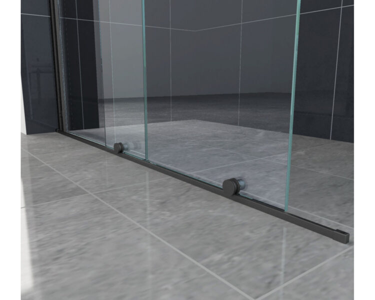 Mat zwarte verleng inloopdouche complete set - Image 7