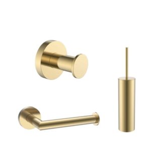 TOILET ACCESSOIRESET goud