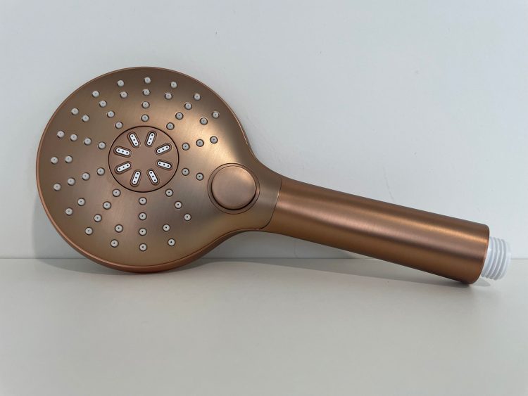 Doucheset brons - handdouche voorkant