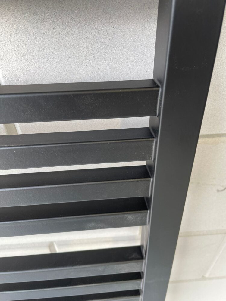 Badkamer Designradiator Vierkant 150 x 50 cm (antraciet - grafiet) 2