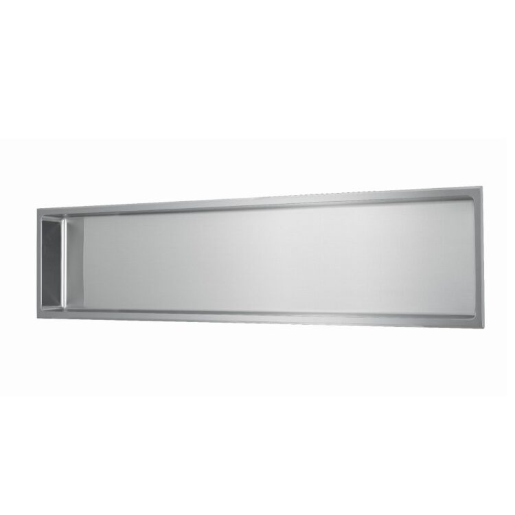 Inbouwnis RVS 30 x 120 cm