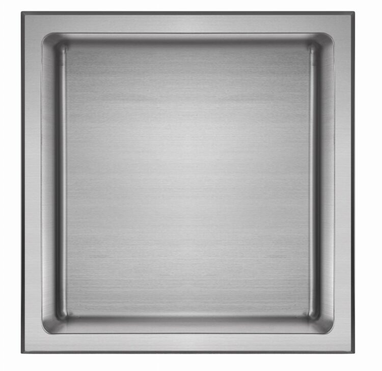 Inbouwnis RVS 30 x 30 cm