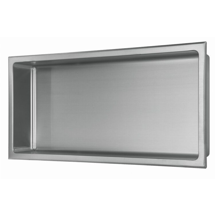 Inbouwnis RVS 30 x 90 cm