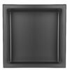 Inbouwnis Zwart 30 x 30 cm