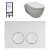Geberit UP100 + Easy Flush Wit Compact + Delta 21 (wit)
