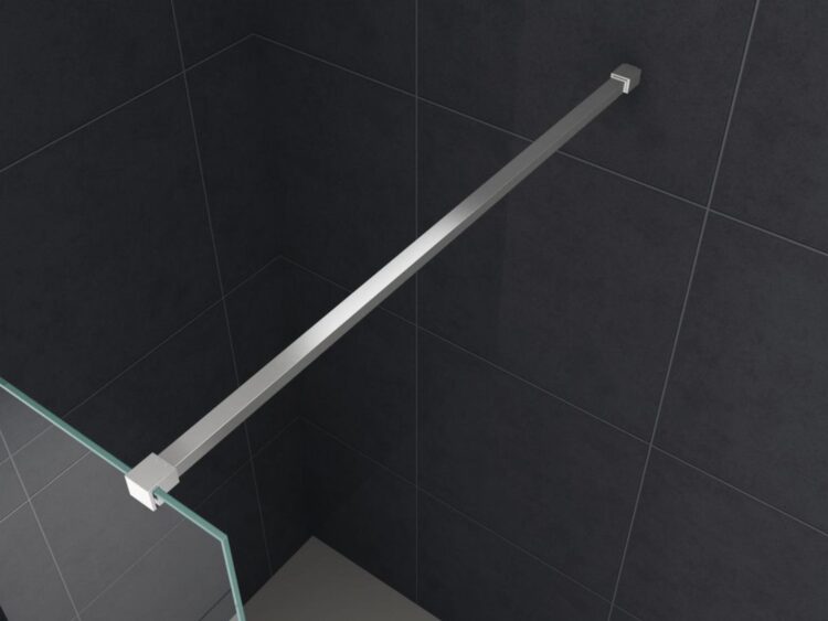 Stabilisatiestang chroom 140 cm vierkant