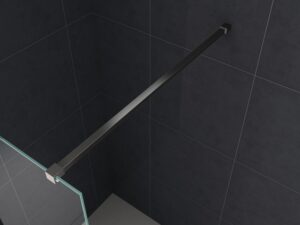 Stabilisatiestang zwart 140 cm (vierkant)