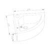 Fonteinset Natuursteen Hoek 30 x 30 x 10 cm (afmetingen)