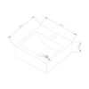 Fonteinset Natuursteen Vierkant 30 x 30 x 10 cm (afmetingen)