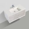 Badmeubel Dicomano wit-beton